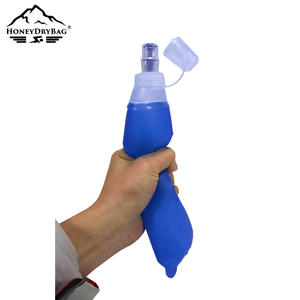 500ml Collapsible TPU Soft Flask with Cap Water Bottle for Trail Running, Marathon, Triathlon, Hiking