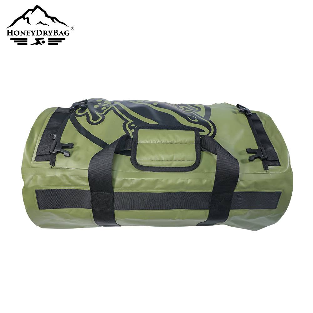 Waterproof Tarpaulin Travel Bag Duffel Bag with Zipper Opening