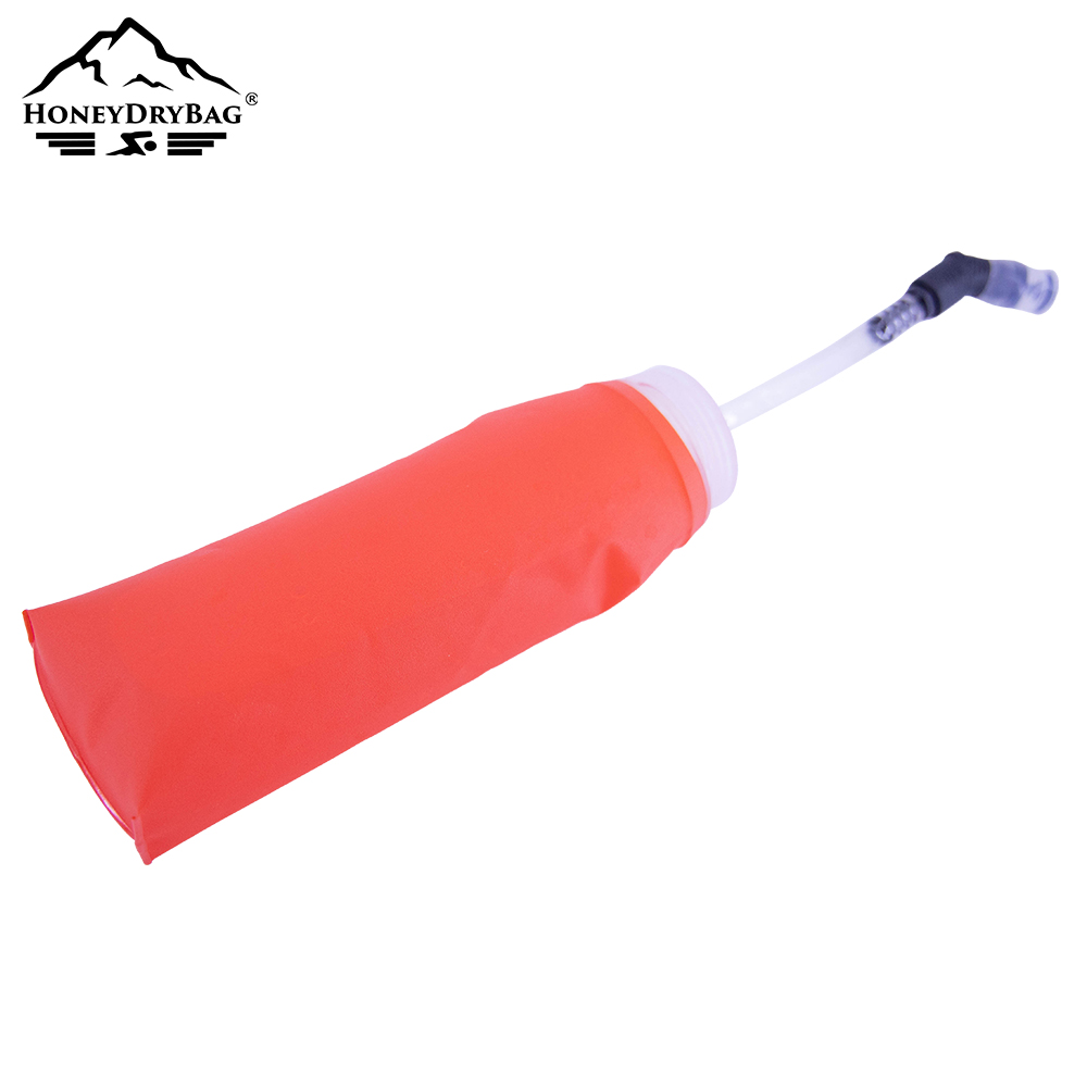 Trail Running TPU Water Bottle Soft Flask with Straw