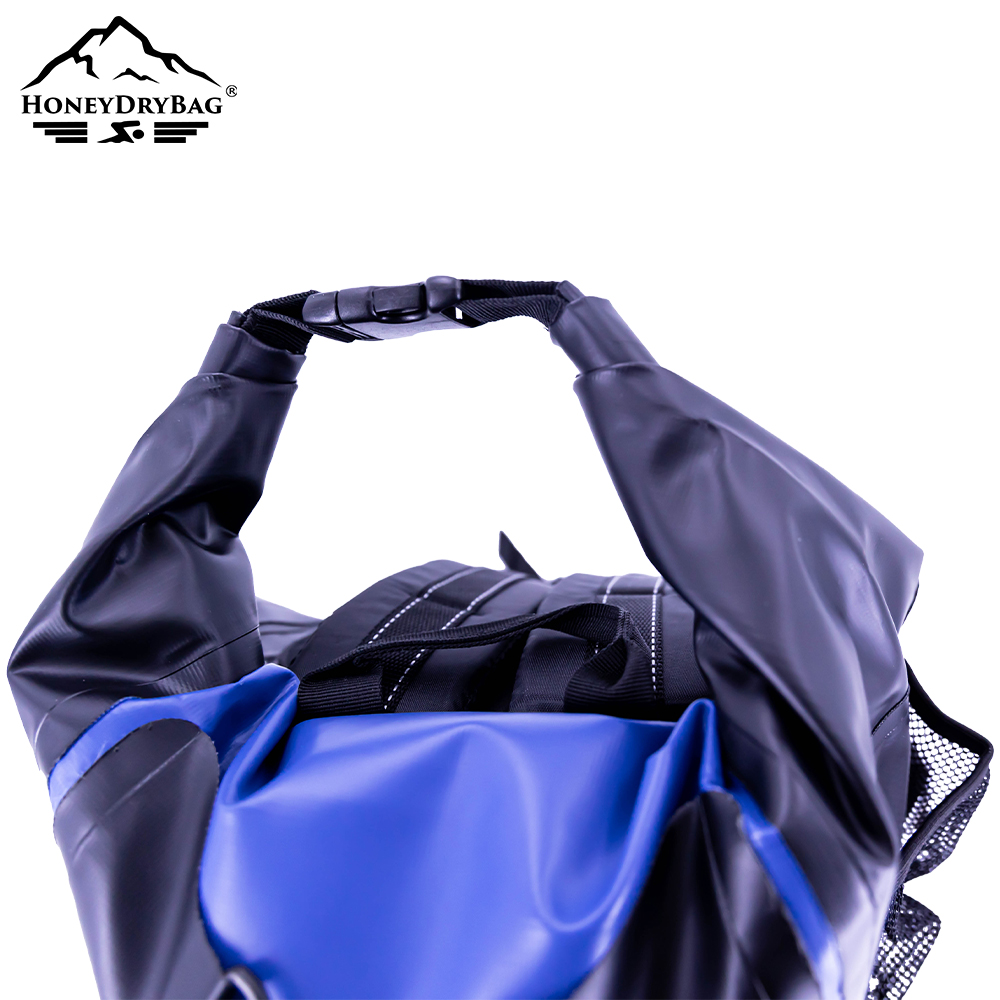 PVC Tarpaulin Waterproof Backpack with Reflective Tape